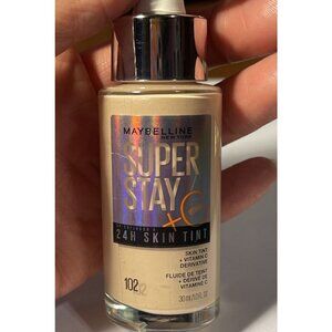 Maybelline 102 Super Stay 24H Skin Tint + Vitamin C (30ml/1.0fl.oz.) Fair Ivory